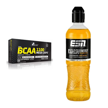 Intra-Workout-Set: Olimp BCAA Mega Caps + ESN HydroEnergy – alle enthaltenen Artikel