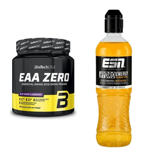 Intra-Workout-Set: BioTech EAA Zero + ESN HydroEnergy (Elektrolyte) – alle enthaltenen Artikel