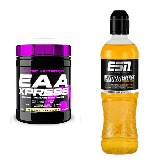 Intra-Workout-Set: Scitec EAA Xpress + ESN HydroEnergy (Elektrolyte) – alle enthaltenen Artikel