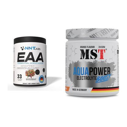 Intra-Workout-Set: NNT EAA + MST Aqua Power Electrolyte Boost – alle enthaltenen Artikel
