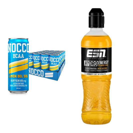 Intra-Workout-Set: Nocco BCAA Drink 24 x + ESN HydroEnergy – alle enthaltenen Artikel