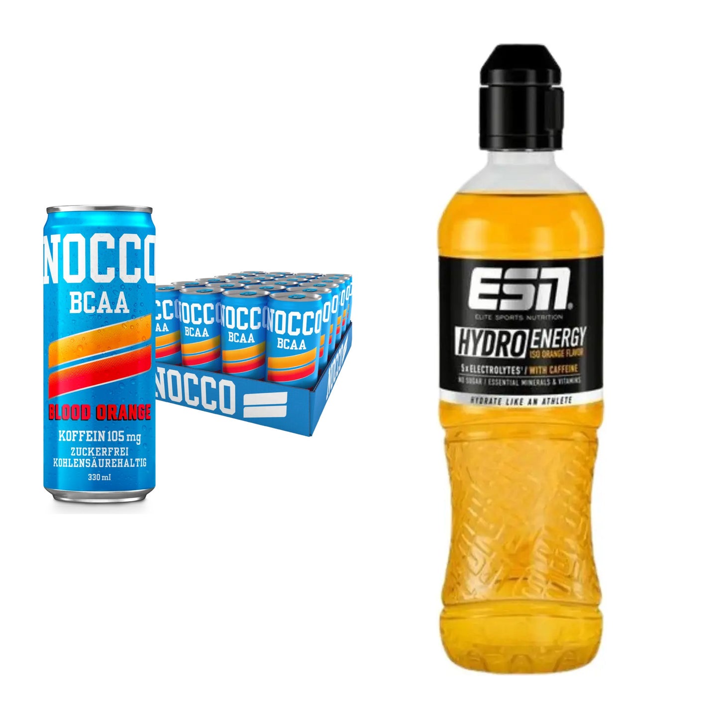 Intra-Workout-Set: Nocco BCAA Drink 24 x + ESN HydroEnergy – alle enthaltenen Artikel