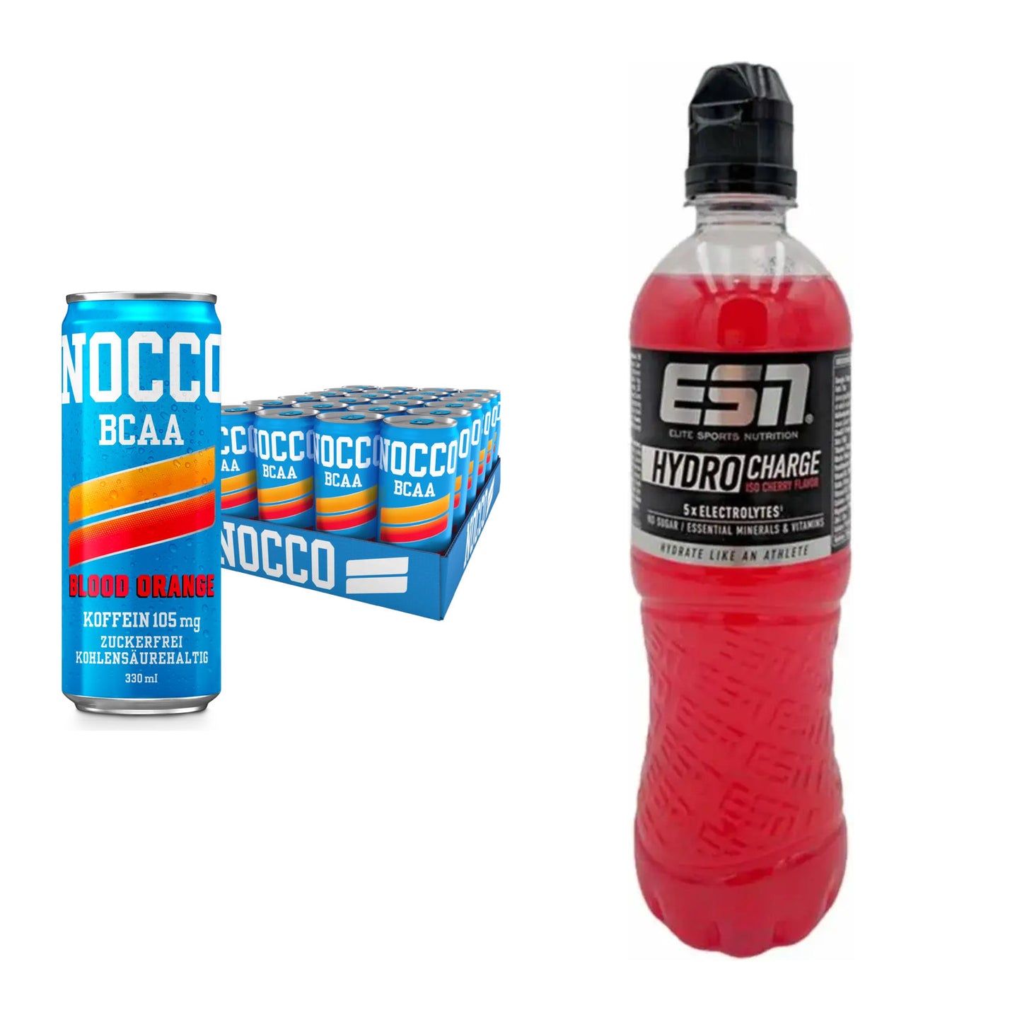 Intra-Workout-Set: Nocco BCAA Drink 24 x + ESN HydroCharge – alle enthaltenen Artikel