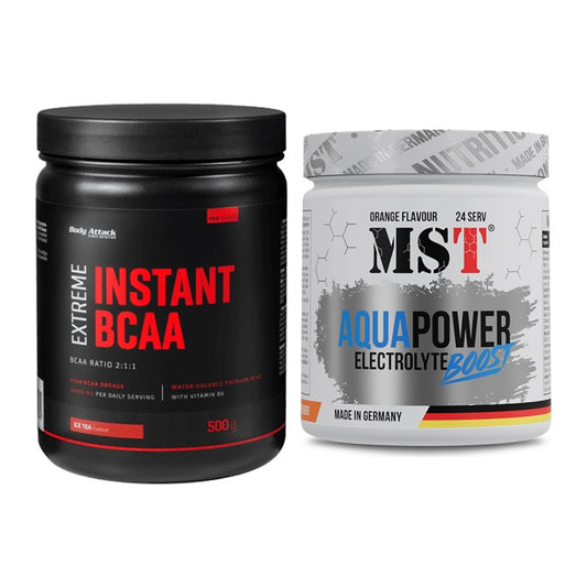 Intra-Workout-Set: Body Attack Instant BCAA + MST Aqua Power – alle enthaltenen Artikel