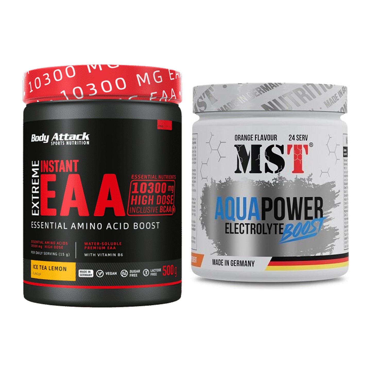 Intra-Workout-Set: Body Attack Extreme + MST Aqua Power – alle enthaltenen Artikel