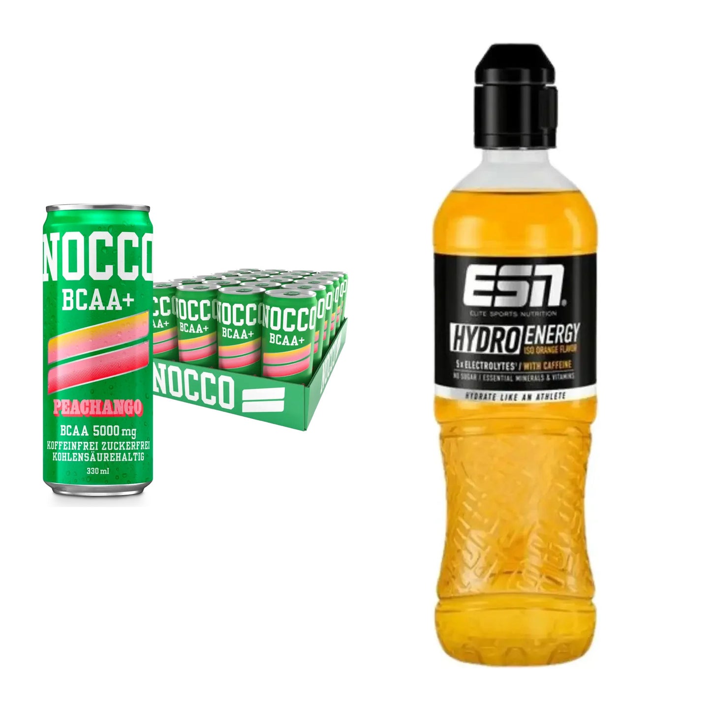 Intra-Workout-Set: Nocco BCAA Drink 24 x + ESN HydroEnergy – alle enthaltenen Artikel