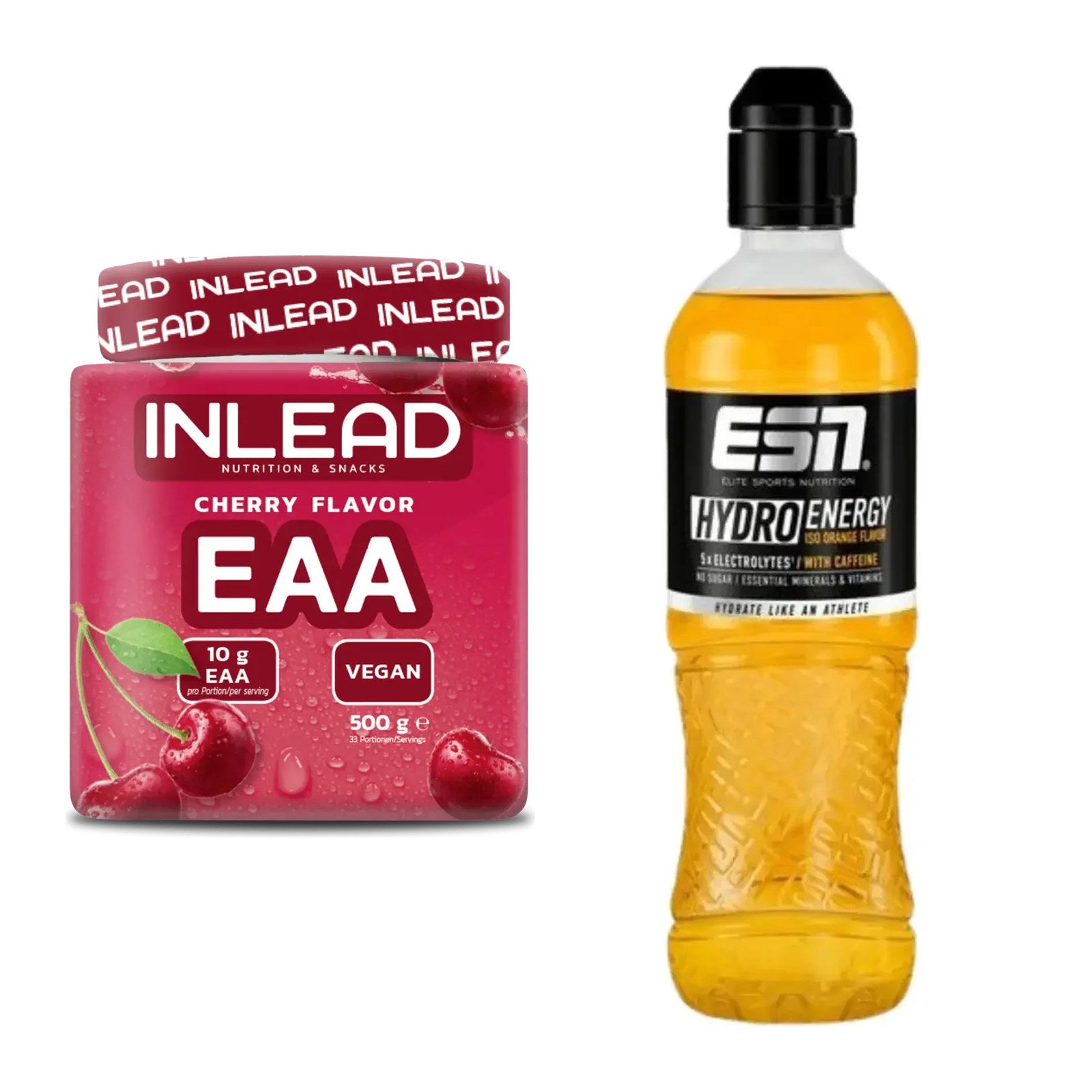 Intra-Workout-Set: INLEAD EAA + ESN HydroEnergy (Elektrolyte) – alle enthaltenen Artikel