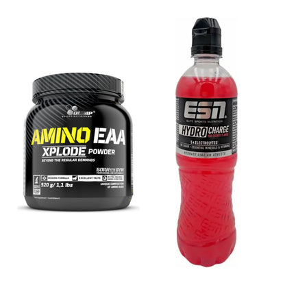 Intra-Workout-Set: Olimp Amino EAA Xplode + ESN HydroCharge – alle enthaltenen Artikel