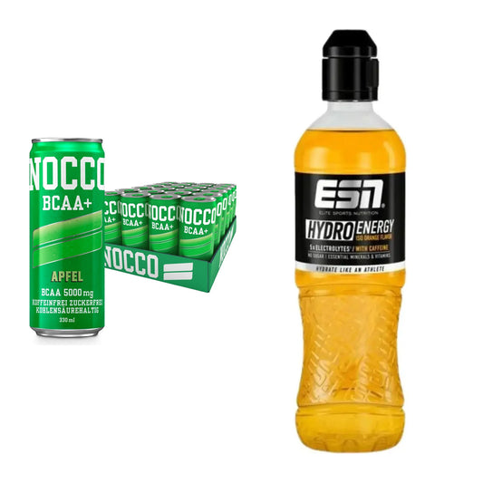Intra-Workout-Set: Nocco BCAA Drink 24 x + ESN HydroEnergy – alle enthaltenen Artikel