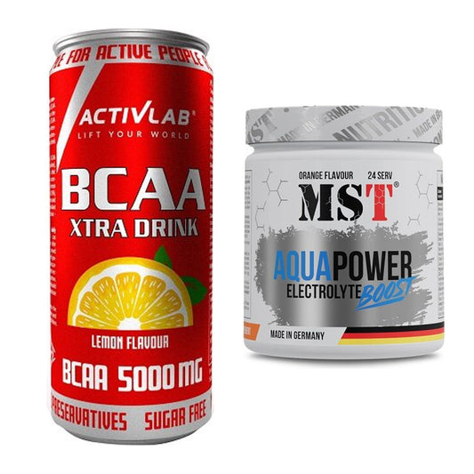 Intra-Workout-Set: Activlab BCAA Xtra Drink + MST Aqua Power – alle enthaltenen Artikel