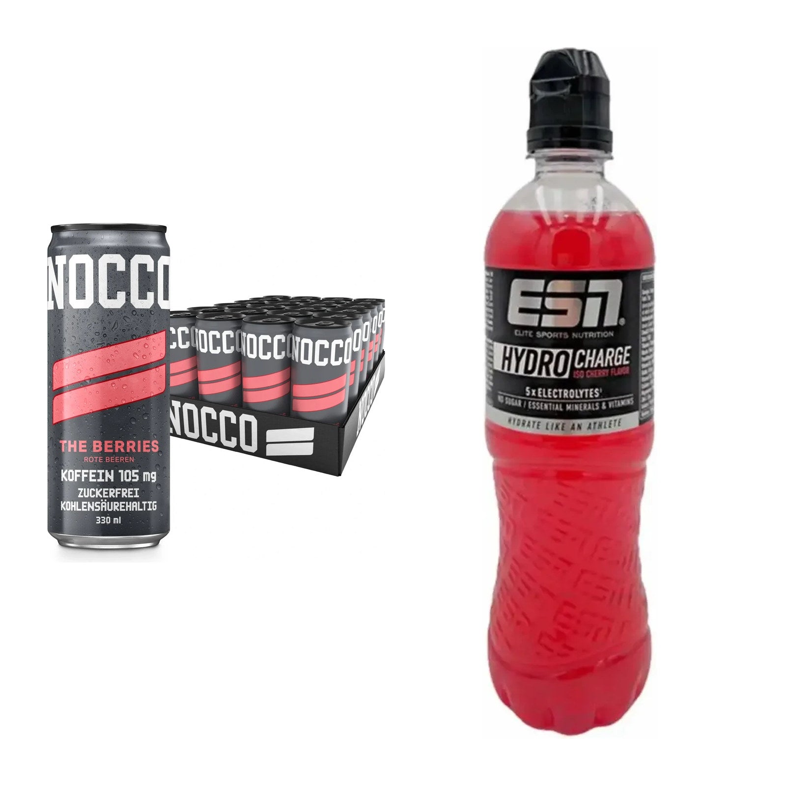 Intra-Workout-Set: Nocco BCAA Drink 24 x + ESN HydroCharge – alle enthaltenen Artikel