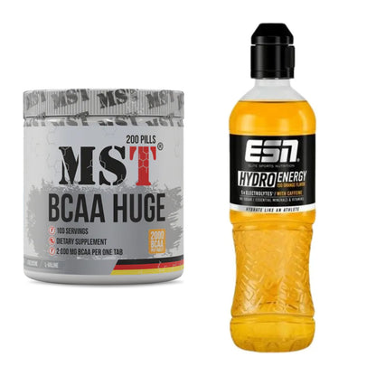 Intra-Workout-Set: MST BCAA Huge 200 Tabl./ + ESN HydroEnergy – alle enthaltenen Artikel