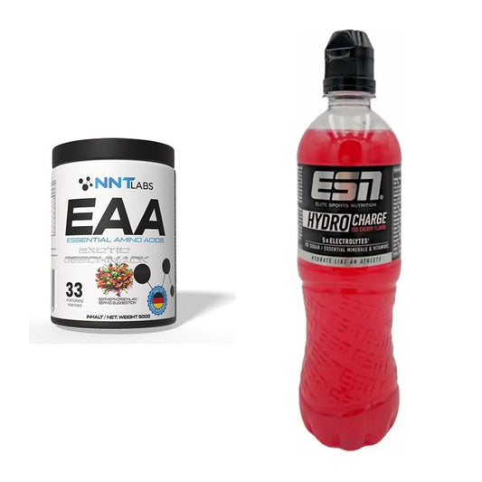 Intra-Workout-Set: NNT EAA + ESN HydroCharge (Elektrolyte) – alle enthaltenen Artikel