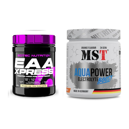 Intra-Workout-Set: Scitec EAA Xpress + MST Aqua Power – alle enthaltenen Artikel