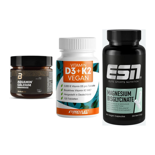 Calcium, Vitamin D & Magnesium: BioTech Aquamin Calcium + 2 weitere – alle enthaltenen Artikel