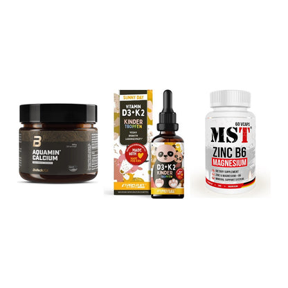 Calcium, Vitamin D & Magnesium: BioTech Aquamin Calcium + 2 weitere – alle enthaltenen Artikel