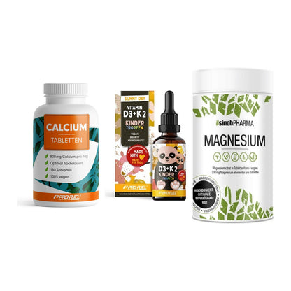 Calcium, Vitamin D & Magnesium: ProFuel Calcium + 2 weitere – alle enthaltenen Artikel
