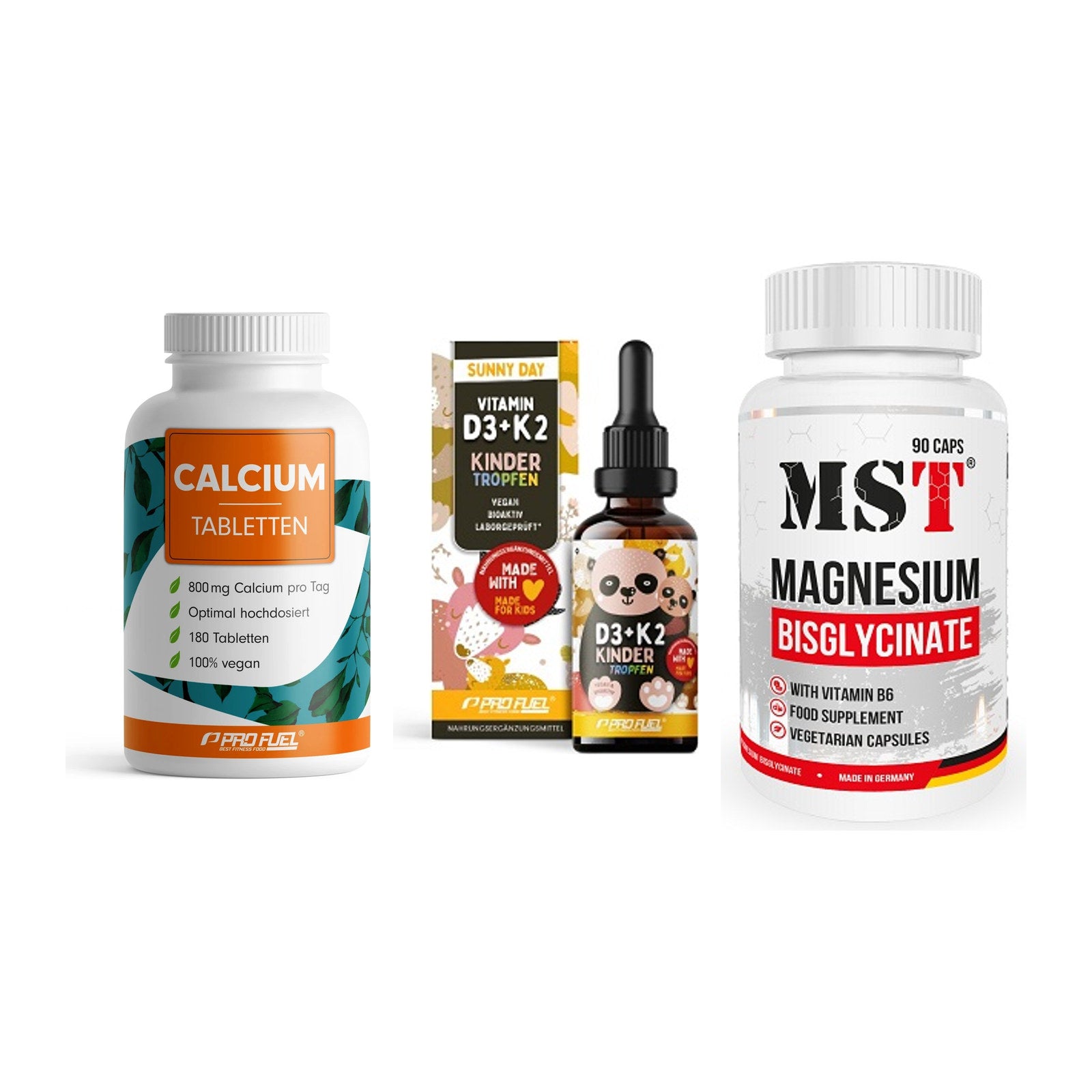 Calcium, Vitamin D & Magnesium: ProFuel Calcium + 2 weitere – alle enthaltenen Artikel