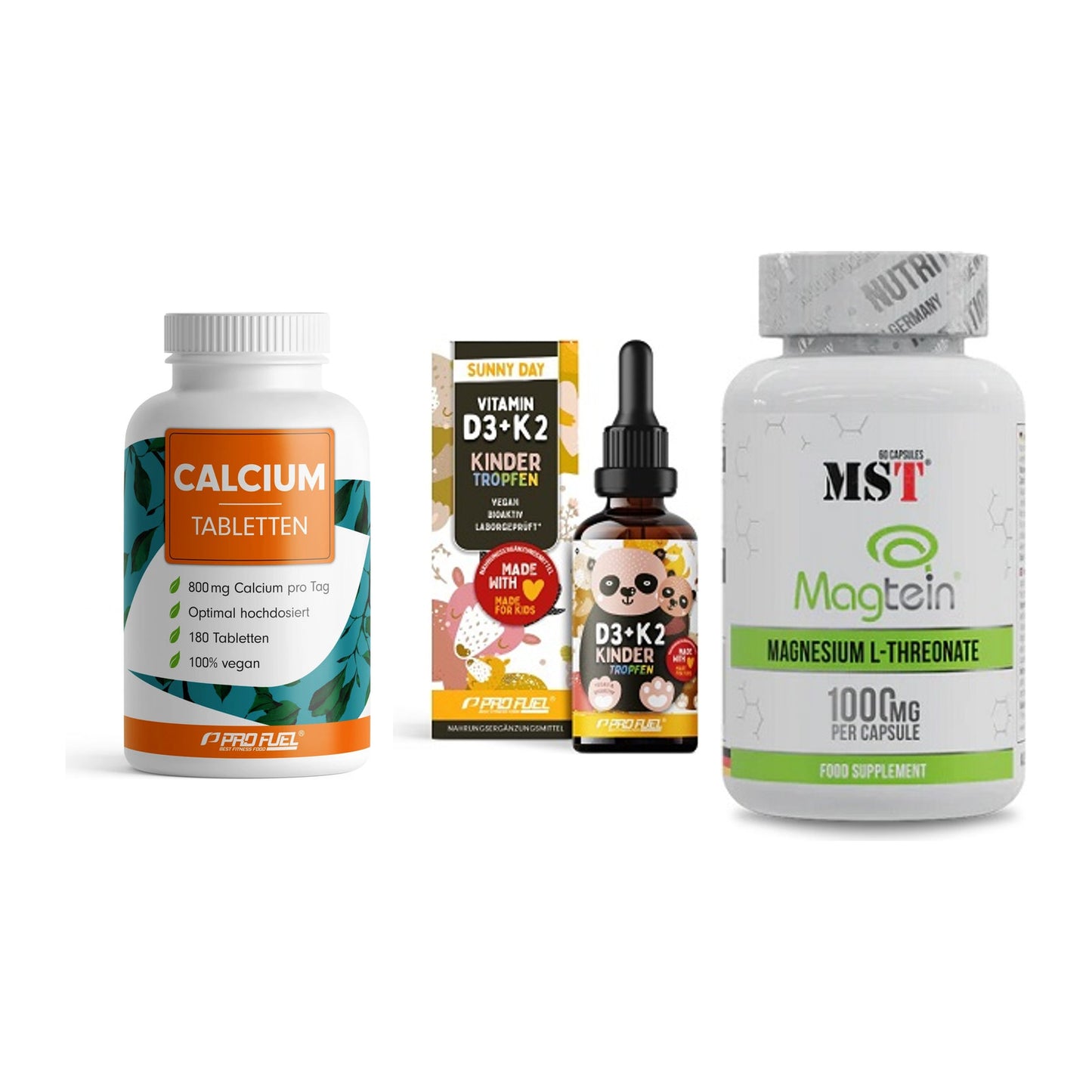 Calcium, Vitamin D & Magnesium: ProFuel Calcium + 2 weitere – alle enthaltenen Artikel
