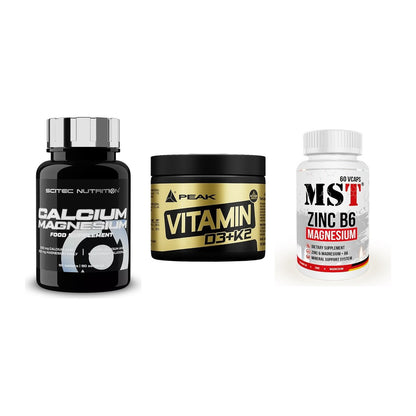 Calcium, Vitamin D & Magnesium: Scitec Calcium Magnesium + 2 weitere – alle enthaltenen Artikel