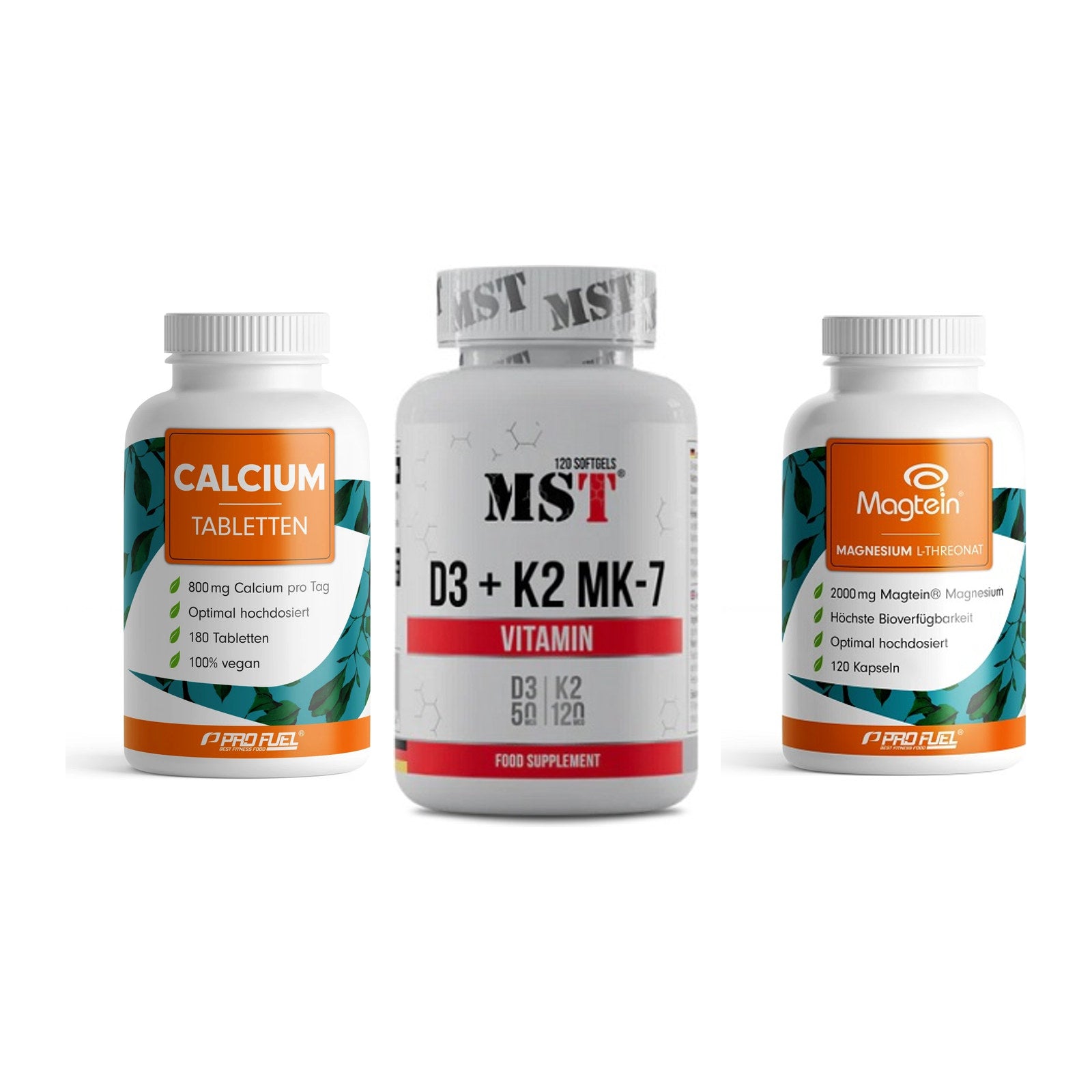 Calcium, Vitamin D & Magnesium: ProFuel Calcium + 2 weitere – alle enthaltenen Artikel