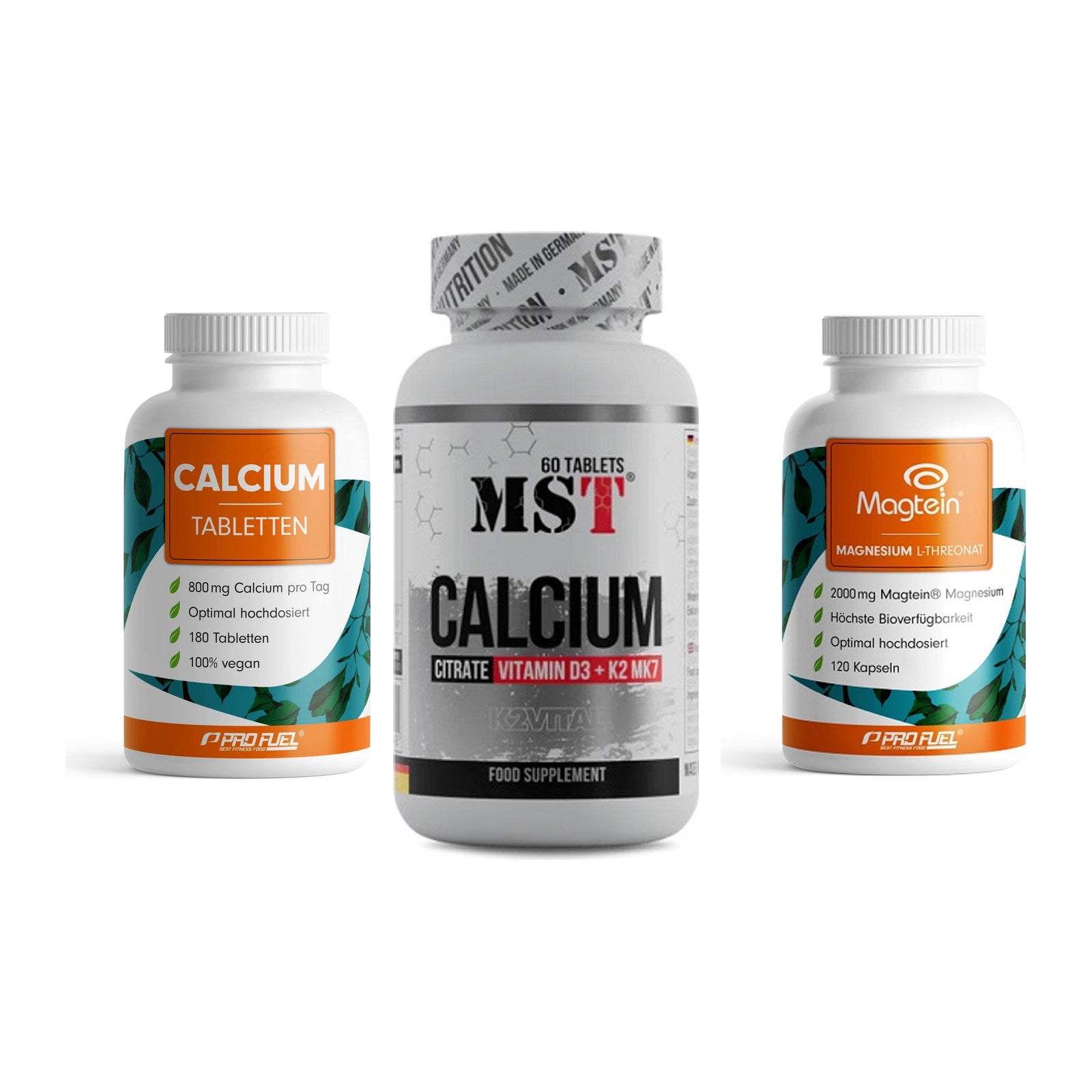 Calcium, Vitamin D & Magnesium: ProFuel Calcium + 2 weitere – alle enthaltenen Artikel