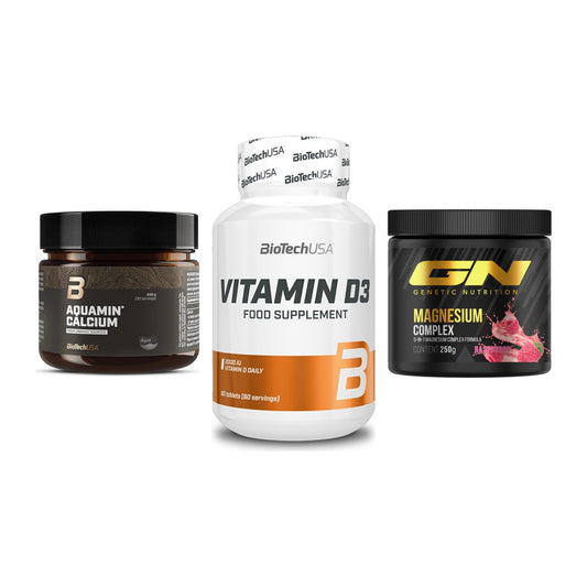 Calcium, Vitamin D & Magnesium: BioTech Aquamin Calcium + 2 weitere – alle enthaltenen Artikel
