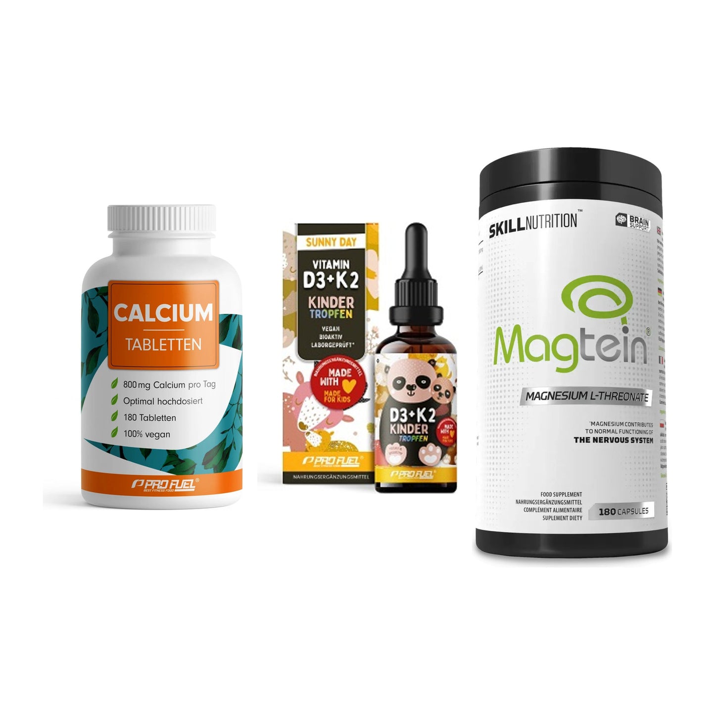 Calcium, Vitamin D & Magnesium: ProFuel Calcium + 2 weitere – alle enthaltenen Artikel
