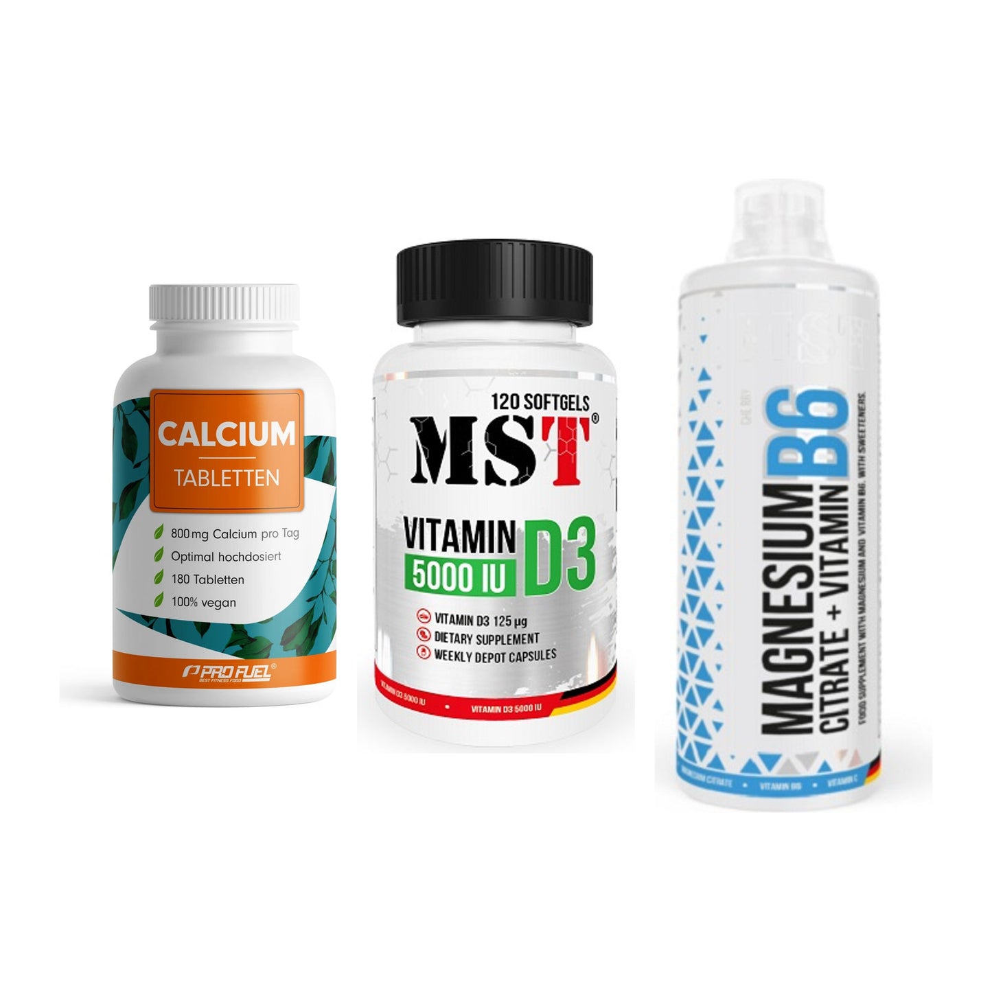 Calcium, Vitamin D & Magnesium: ProFuel Calcium + 2 weitere – alle enthaltenen Artikel