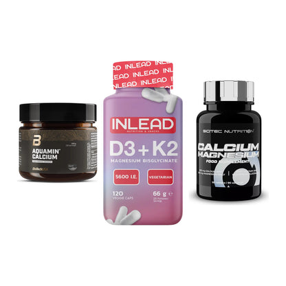 Calcium, Vitamin D & Magnesium: BioTech Aquamin Calcium + 2 weitere – alle enthaltenen Artikel