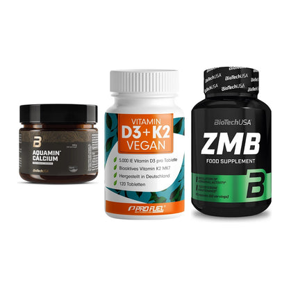 Calcium, Vitamin D & Magnesium: BioTech Aquamin Calcium + 2 weitere – alle enthaltenen Artikel