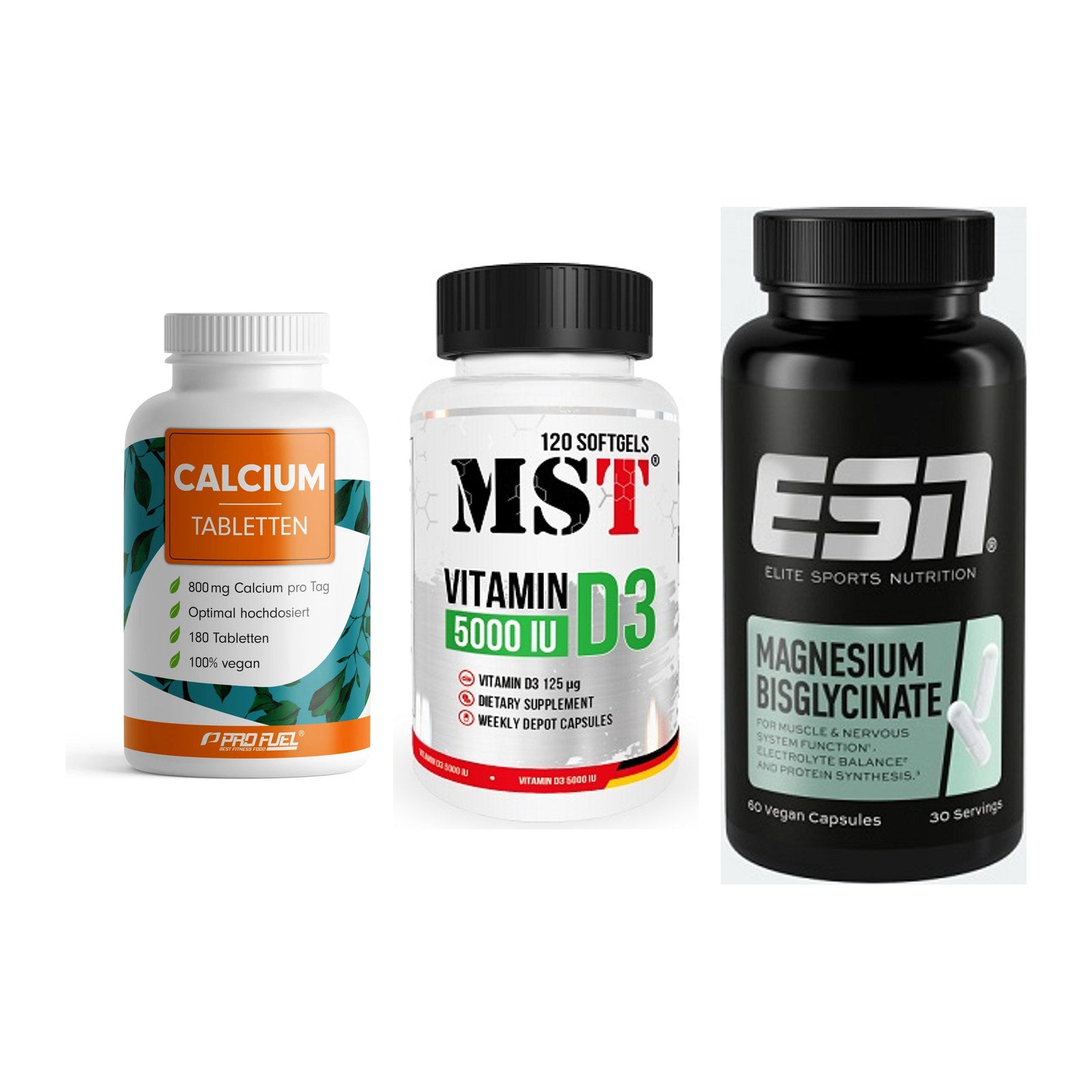 Calcium, Vitamin D & Magnesium: ProFuel Calcium + 2 weitere – alle enthaltenen Artikel