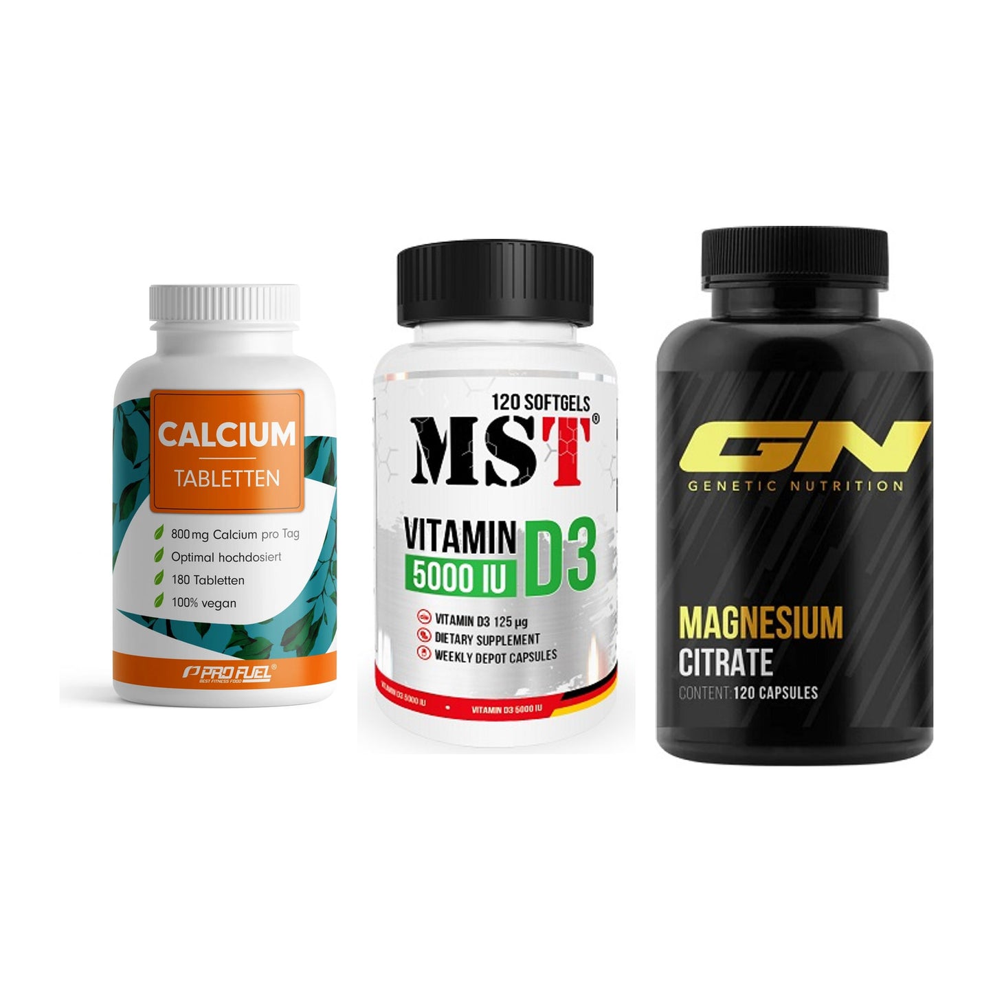 Calcium, Vitamin D & Magnesium: ProFuel Calcium + 2 weitere – alle enthaltenen Artikel