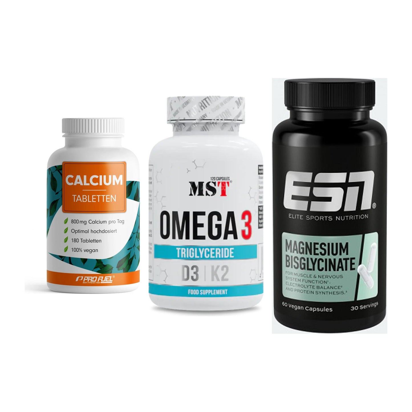 Calcium, Vitamin D & Magnesium: ProFuel Calcium + 2 weitere – alle enthaltenen Artikel