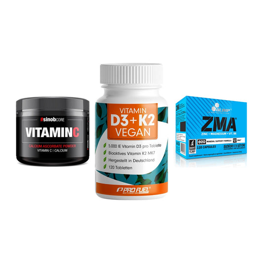 Calcium, Vitamin D & Magnesium: Sinob Vitamin C Calcium + 2 weitere – alle enthaltenen Artikel