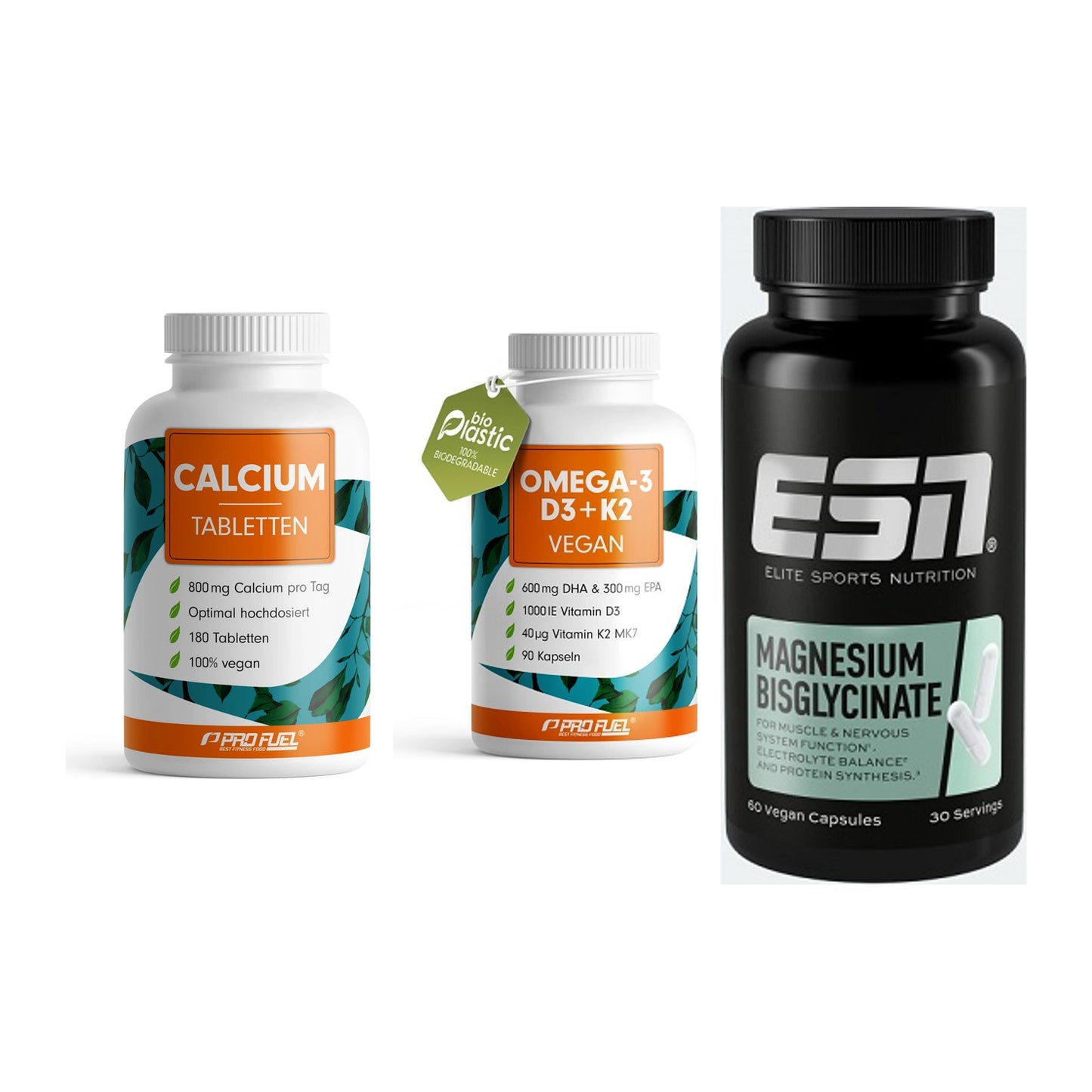 Calcium, Vitamin D & Magnesium: ProFuel Calcium + 2 weitere – alle enthaltenen Artikel