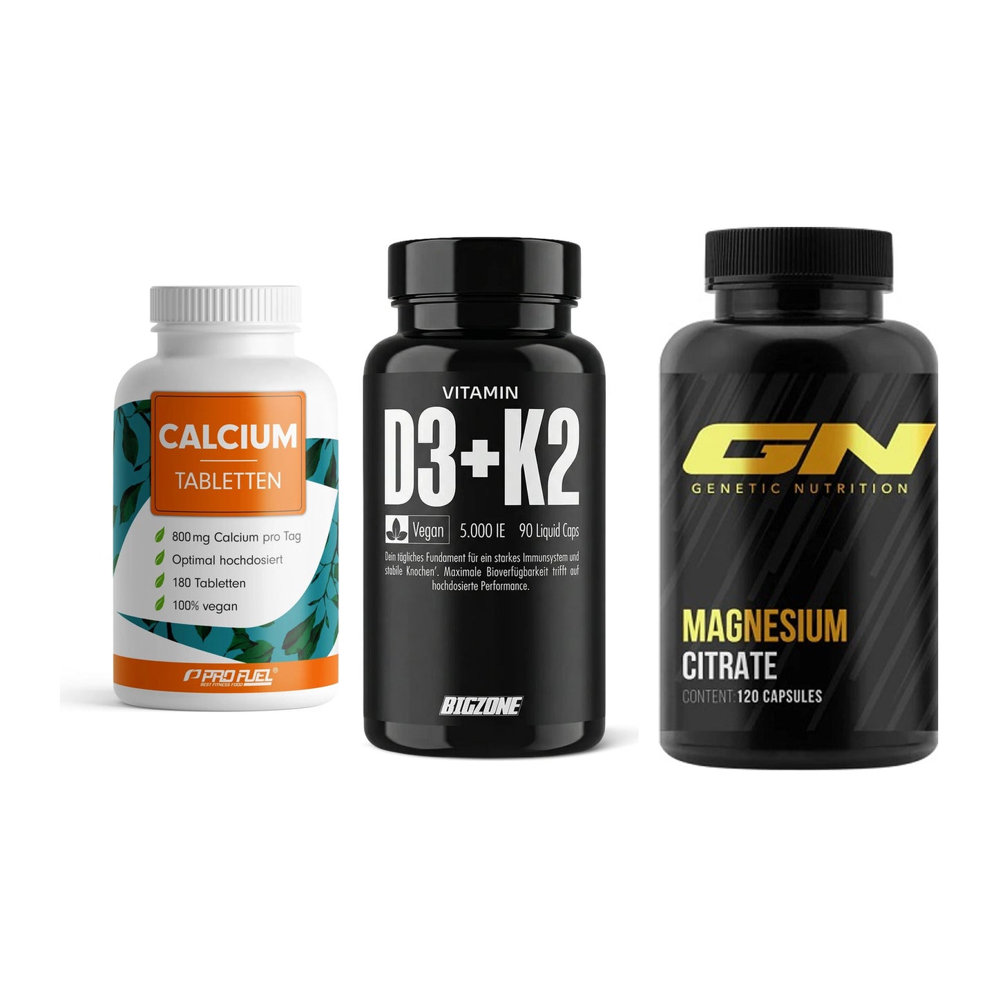 Calcium, Vitamin D & Magnesium: ProFuel Calcium + 2 weitere – alle enthaltenen Artikel