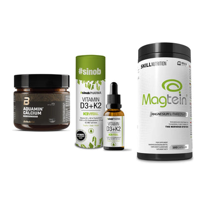 Calcium, Vitamin D & Magnesium: BioTech Aquamin Calcium + 2 weitere – alle enthaltenen Artikel