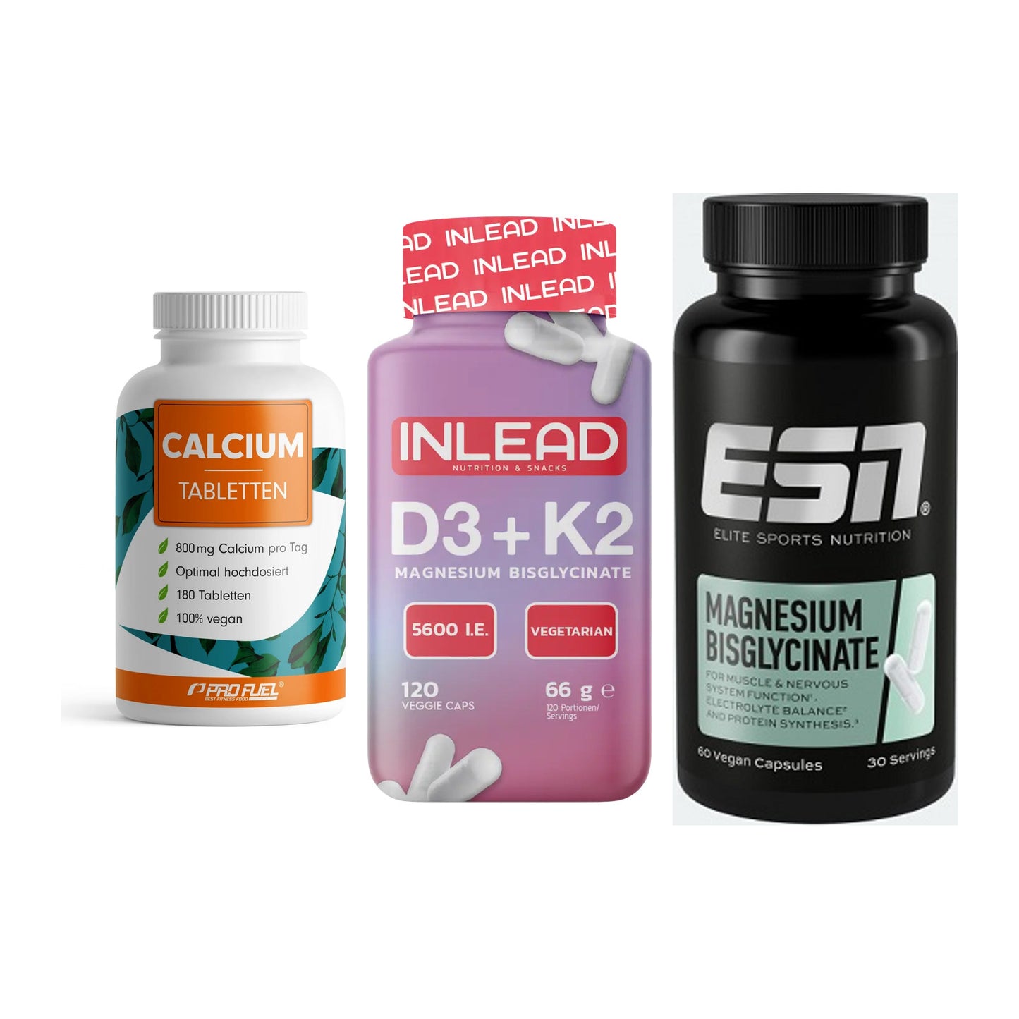 Calcium, Vitamin D & Magnesium: ProFuel Calcium + 2 weitere – alle enthaltenen Artikel
