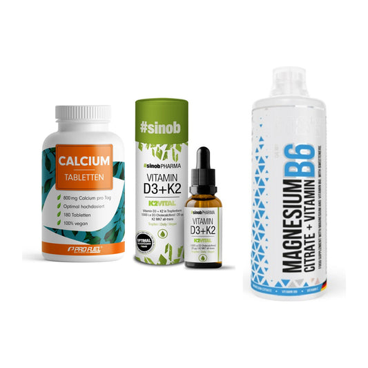 Calcium, Vitamin D & Magnesium: ProFuel Calcium + 2 weitere – alle enthaltenen Artikel