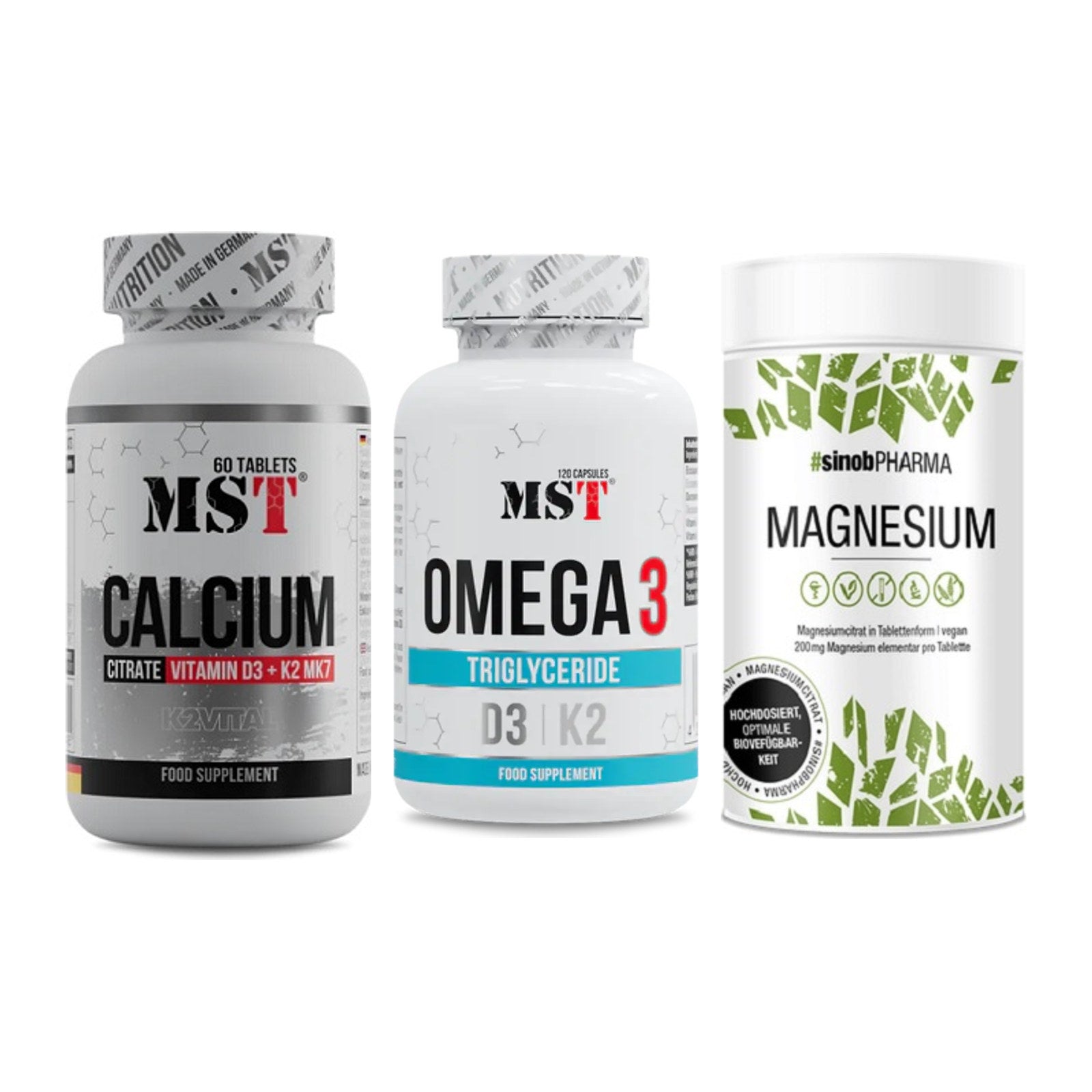 Calcium, Vitamin D & Magnesium: MST Calcium Citrate D3 + 2 weitere – alle enthaltenen Artikel