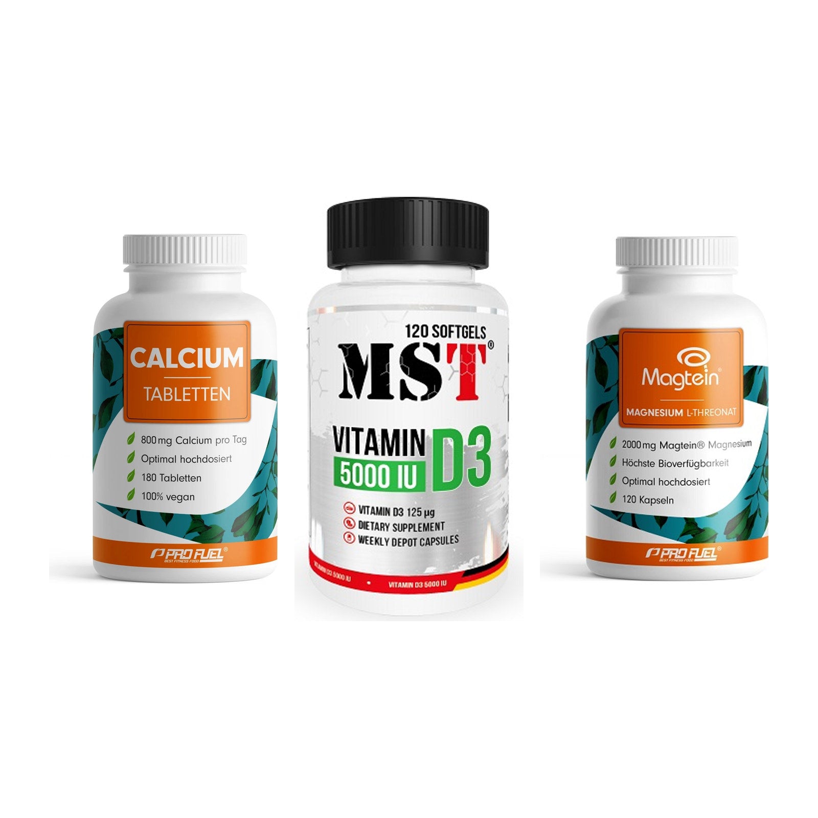 Calcium, Vitamin D & Magnesium: ProFuel Calcium + 2 weitere – alle enthaltenen Artikel