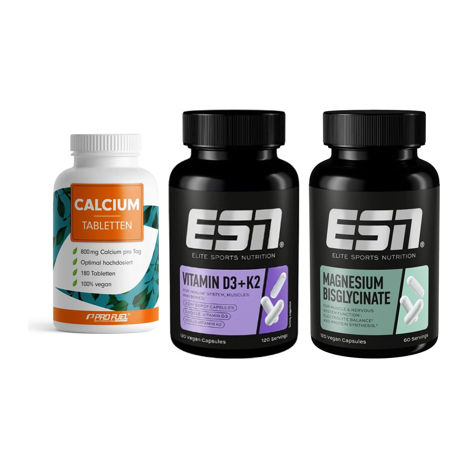 Calcium, Vitamin D & Magnesium: ProFuel Calcium + 2 weitere – alle enthaltenen Artikel