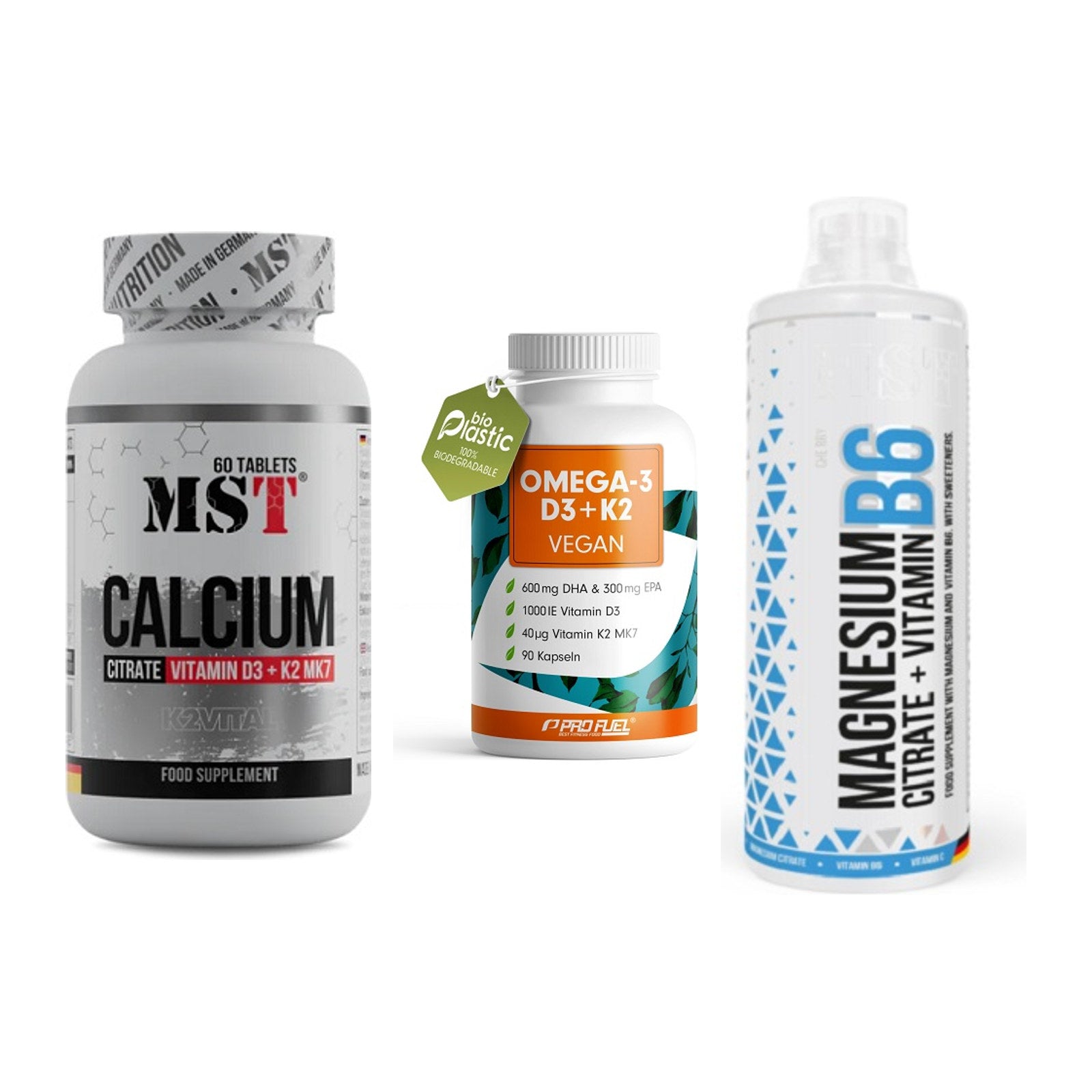 Calcium, Vitamin D & Magnesium: MST Calcium Citrate D3 + 2 weitere – alle enthaltenen Artikel