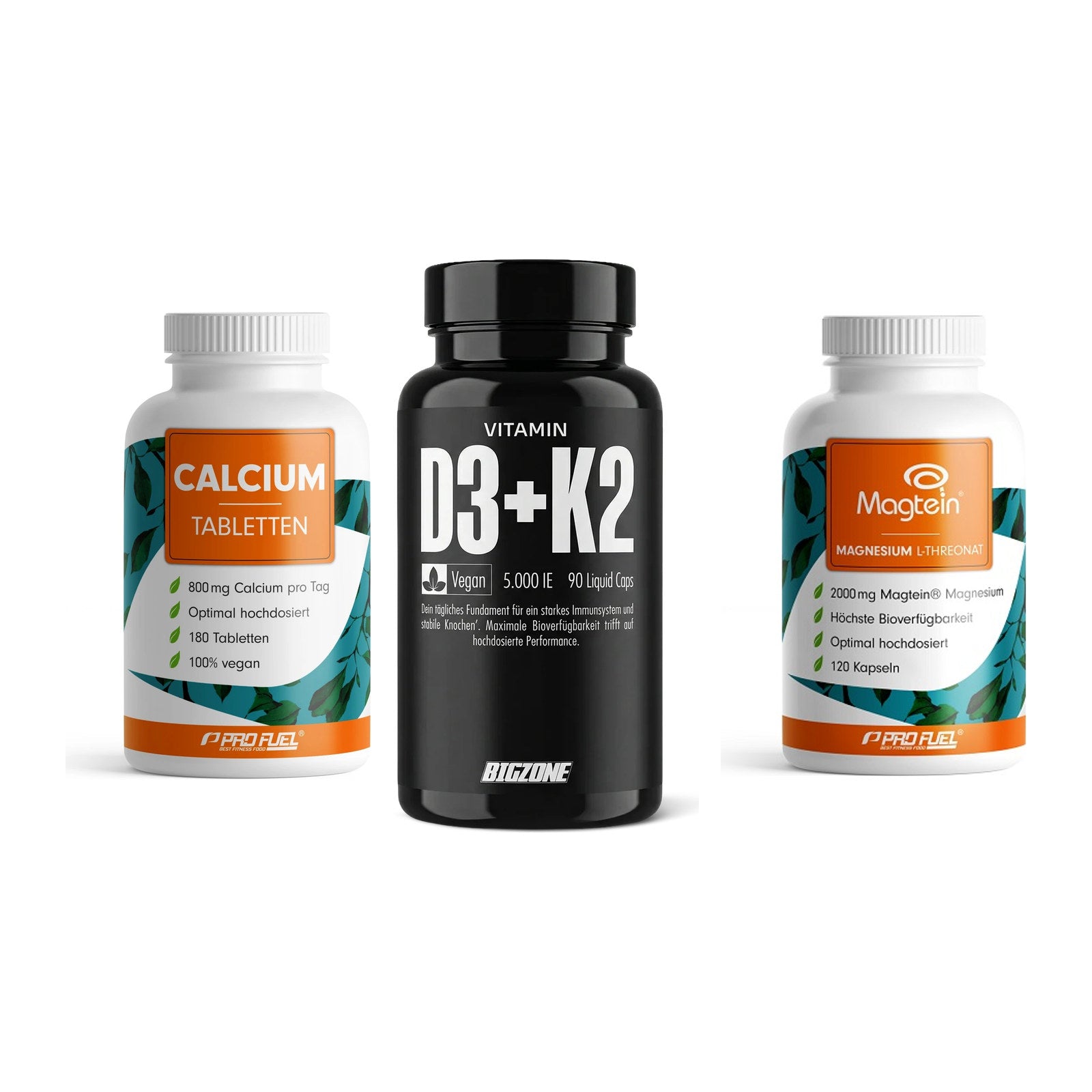 Calcium, Vitamin D & Magnesium: ProFuel Calcium + 2 weitere – alle enthaltenen Artikel