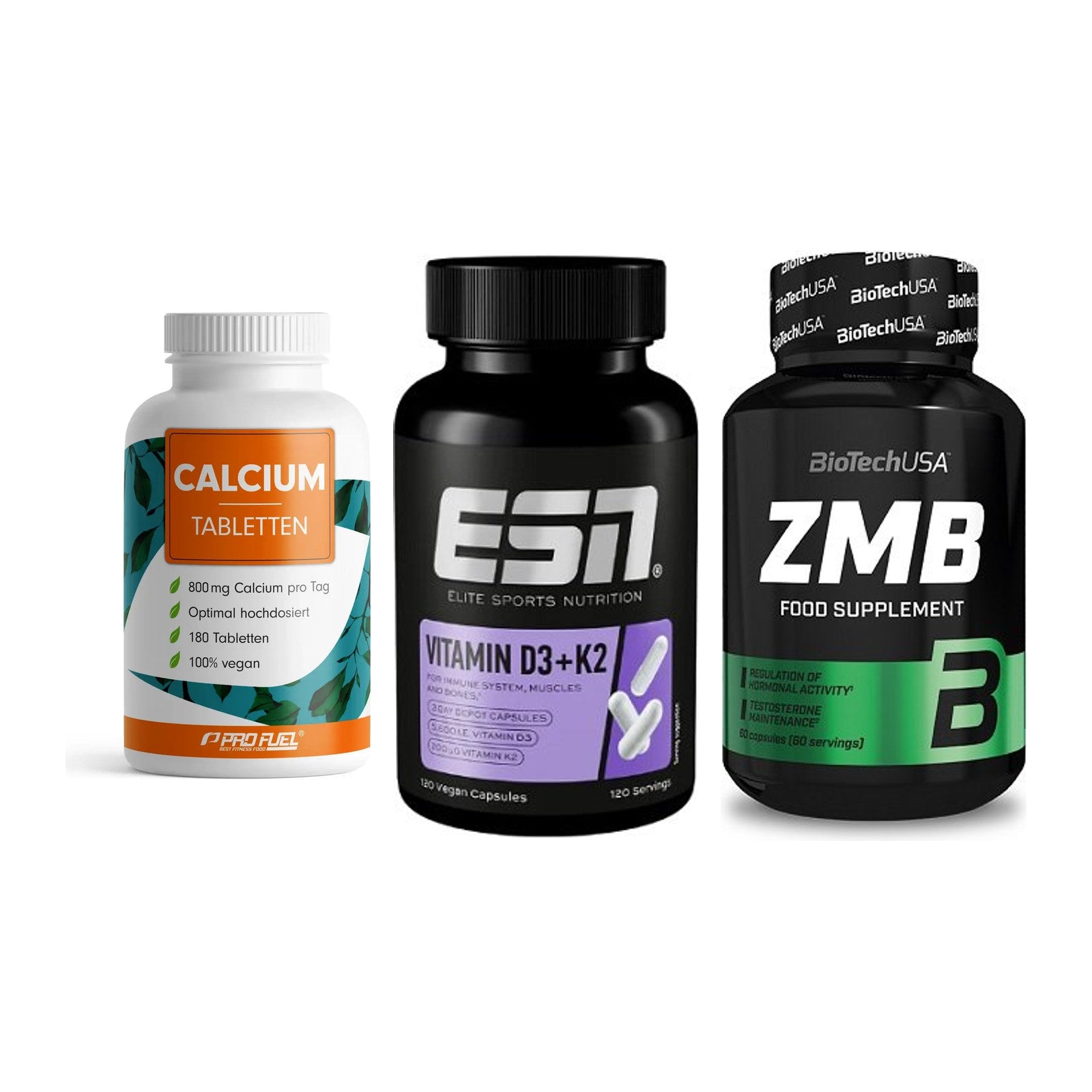 Calcium, Vitamin D & Magnesium: ProFuel Calcium + 2 weitere – alle enthaltenen Artikel