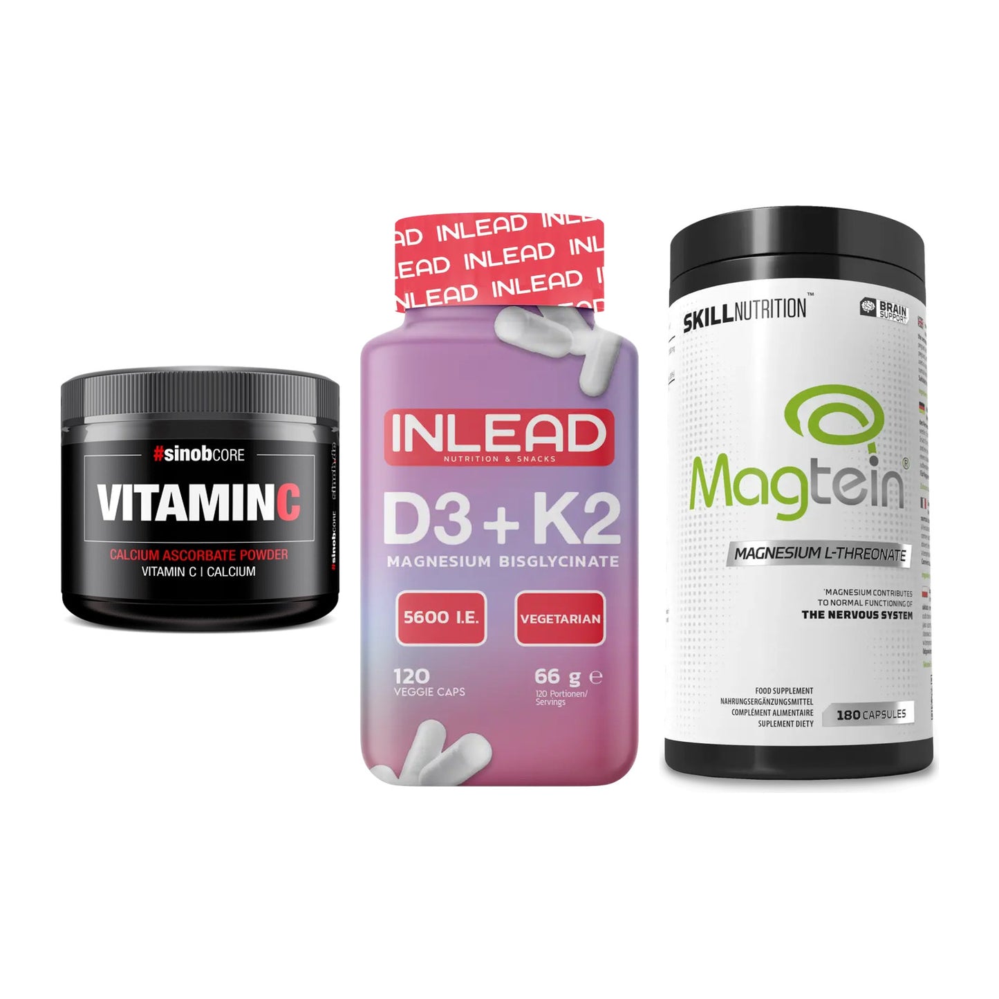 Calcium, Vitamin D & Magnesium: Sinob Vitamin C Calcium + 2 weitere – alle enthaltenen Artikel