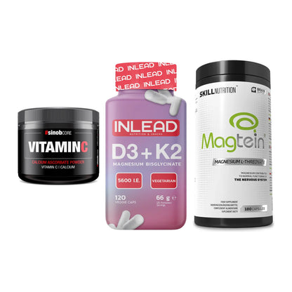 Calcium, Vitamin D & Magnesium: Sinob Vitamin C Calcium + 2 weitere – alle enthaltenen Artikel