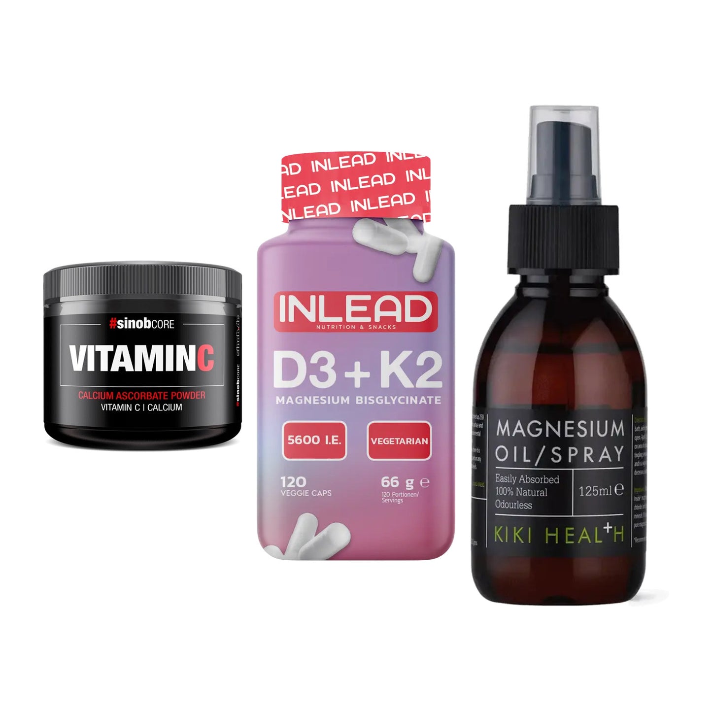 Calcium, Vitamin D & Magnesium: Sinob Vitamin C Calcium + 2 weitere – alle enthaltenen Artikel