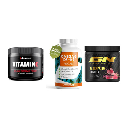 Calcium, Vitamin D & Magnesium: Sinob Vitamin C Calcium + 2 weitere – alle enthaltenen Artikel